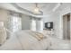 Comfortable main bedroom with tray ceiling, large windows, and neutral decor at 663 Sixth Baxter Xing, Fort Mill, SC 29708