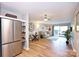 Bright living room with sliding glass doors and modern furnishings at 7101 Quail Meadow Ln, Charlotte, NC 28210