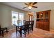 A dining room featuring tile flooring and a built in hutch at 723 W Zion Church Rd, Shelby, NC 28150