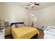 Bedroom featuring a double bed and views to another room at 12726 Rusty Blackbird Way, Charlotte, NC 28278