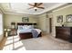 Generously sized main bedroom with neutral paint, and ample natural light from several windows at 2205 Meleto Dr, Waxhaw, NC 28173