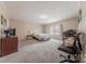 Functional bedroom with carpet, a ceiling light and natural light from a window at 2647 Dusty Trail Ln, Lancaster, SC 29720