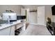 Home office featuring a white desk, neutral walls and carpet with recessed lighting at 3224 Heathstead Pl, Charlotte, NC 28210