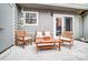 Cozy outdoor patio area with comfortable seating and natural light at 3224 Heathstead Pl, Charlotte, NC 28210