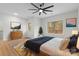 Relaxing main bedroom with natural light, dresser, and neutral tones at 607 W Stanly St, Stanfield, NC 28163