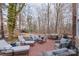 A brick paved patio featuring outdoor furniture and an outdoor fireplace at 1135 Ben Black Rd, Midland, NC 28107