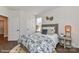 Charming bedroom featuring a comfortable bed, stylish decor, and an inviting atmosphere at 208 Wesser St # 8, Davidson, NC 28036