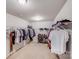 Well-organized walk-in closet with ample storage and shelving at 220 Kenway Loop # 41, Mooresville, NC 28117