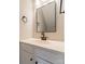 Bathroom with a white sink and black hardware at 3554 Laurenhurst Ln, Charlotte, NC 28270