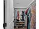 Organized walk-in closet with ample storage space for clothing and shoes at 504 Leland St, Charlotte, NC 28214