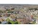 Aerial view of the neighborhood, showing community near green spaces and shopping at 717 Meadow Lake Dr, Matthews, NC 28105