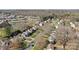 Aerial view of home in a well-planned neighborhood with easy access to retail areas at 717 Meadow Lake Dr, Matthews, NC 28105