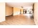 Large living room with fireplace, laminate floors, and fresh paint at 1228 Hidden Creek Cir, Hickory, NC 28602