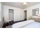 Serene main bedroom featuring hardwood floors, closet, dresser and soft, natural light at 1239 Reece Rd, Charlotte, NC 28209