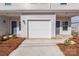 Garage shared by the townhomes on either side at 136 S Bell Ave, Albemarle, NC 28001
