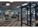 Modern gym equipped with treadmills, weights, and exercise machines for a complete workout at 19622 River Falls Dr, Davidson, NC 28036