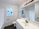 Well-lit bathroom with a white vanity, a large mirror, and a shower-tub combination at 1971 Bristol Pkwy, Rock Hill, SC 29732