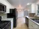Modern kitchen featuring stainless steel appliances, white cabinetry, and a stylish backsplash at 1971 Bristol Pkwy, Rock Hill, SC 29732