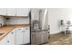This bright, well-lit kitchen features modern, stainless steel appliances at 4083 Hord Rd, Sharon, SC 29742