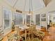 Charming breakfast nook with hardwood floors, filled with natural light and scenic views at 5405 Silver Creek Dr, Waxhaw, NC 28173