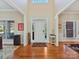 Bright foyer with hardwood floors and elegant trim at 5405 Silver Creek Dr, Waxhaw, NC 28173