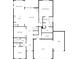 Detailed floor plan showcasing the layout with kitchen, living room, bedrooms, garage, and bathrooms at 6132 Russo Ct # 124, Lancaster, SC 29720