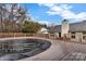 Backyard pool closed for the winter months at 8808 Shady Pine Ct, Charlotte, NC 28214