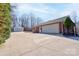 Detached garage and long driveway at 11 Heritage Ln, Shelby, NC 28150