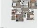 Floor plan illustrating upstairs bedrooms with multiple bathrooms and linen closets at 122 Round Rock Rd, Troutman, NC 28166