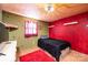 Inviting bedroom featuring unique ceiling decor, and natural light, offering a cozy and distinctive personal space at 1285 Riverview Dr, Hickory, NC 28602