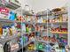 Walk-in pantry with ample shelving for organized storage of groceries and household items at 135 Goldenrod Cir, Salisbury, NC 28147