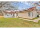 The back of the home shows a screened in porch and solar panels at 15707 Southern Garden Ln, Charlotte, NC 28278