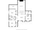 Detailed second-floor plan showing the layout of the bedrooms, bathrooms, attic and Gathering room at 158 Country Lake Dr, Mooresville, NC 28115