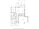 Detailed first-floor plan showing the layout of rooms, including the primary bedroom, kitchen, and deck at 158 Country Lake Dr, Mooresville, NC 28115
