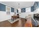 Bright office with a desk, chair, and plenty of natural light from large windows at 158 Country Lake Dr, Mooresville, NC 28115