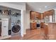 Kitchen area featuring stainless appliances and access to washer/dryer at 4107 Balsam St, Indian Trail, NC 28079