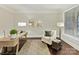 Comfortable office featuring neutral walls, hardwood floors, and natural lighting at 4624 Pebble Run Dr, Matthews, NC 28105