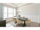 Elegant dining room with large window and stylish decor perfect for entertaining guests and Gathering meals at 6016 Dogwood Blvd, Kannapolis, NC 28081