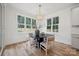 Cozy dining room with hardwood floors and natural light at 1210 Skyview Rd, Charlotte, NC 28208