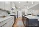 Bright kitchen featuring ample counter space and hardwood floors at 1210 Skyview Rd, Charlotte, NC 28208