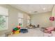 Spacious bedroom with carpet, many windows, and accessories at 1426 Merrimont Ave, Kings Mountain, NC 28086