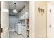 Laundry room with built-in cabinets and tile flooring at 1426 Merrimont Ave, Kings Mountain, NC 28086