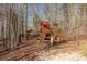 Wooden playground featuring swings and a slide at 1426 Merrimont Ave, Kings Mountain, NC 28086