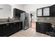 Well-equipped kitchen featuring stainless steel appliances and dark cabinetry at 196 Gabriel Dr, Mooresville, NC 28115