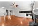 Open-concept living area with fireplace, connecting seamlessly to the modern kitchen at 196 Gabriel Dr, Mooresville, NC 28115