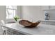 Eat-in kitchen island showcases modern countertops, and a geometric patterned base at 2013 Hamorton Pl, Charlotte, NC 28205