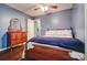 Bedroom with wood-look floors, ample natural light, and plenty of space at 3200 Tallia Ct, Charlotte, NC 28269