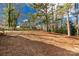 Large backyard with many trees. The backyard features lush lawn at 428 Chester St, Lancaster, SC 29720