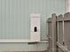 Exterior shot of tankless water heater unit on the side of the home at 5091 Windward Dr, Tega Cay, SC 29708