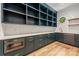 Stylish butler's pantry with shaker cabinets, quartz countertops, and modern appliances at 5124 Lansing Dr, Charlotte, NC 28270